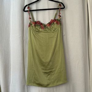 Princess Polly floral corset dress